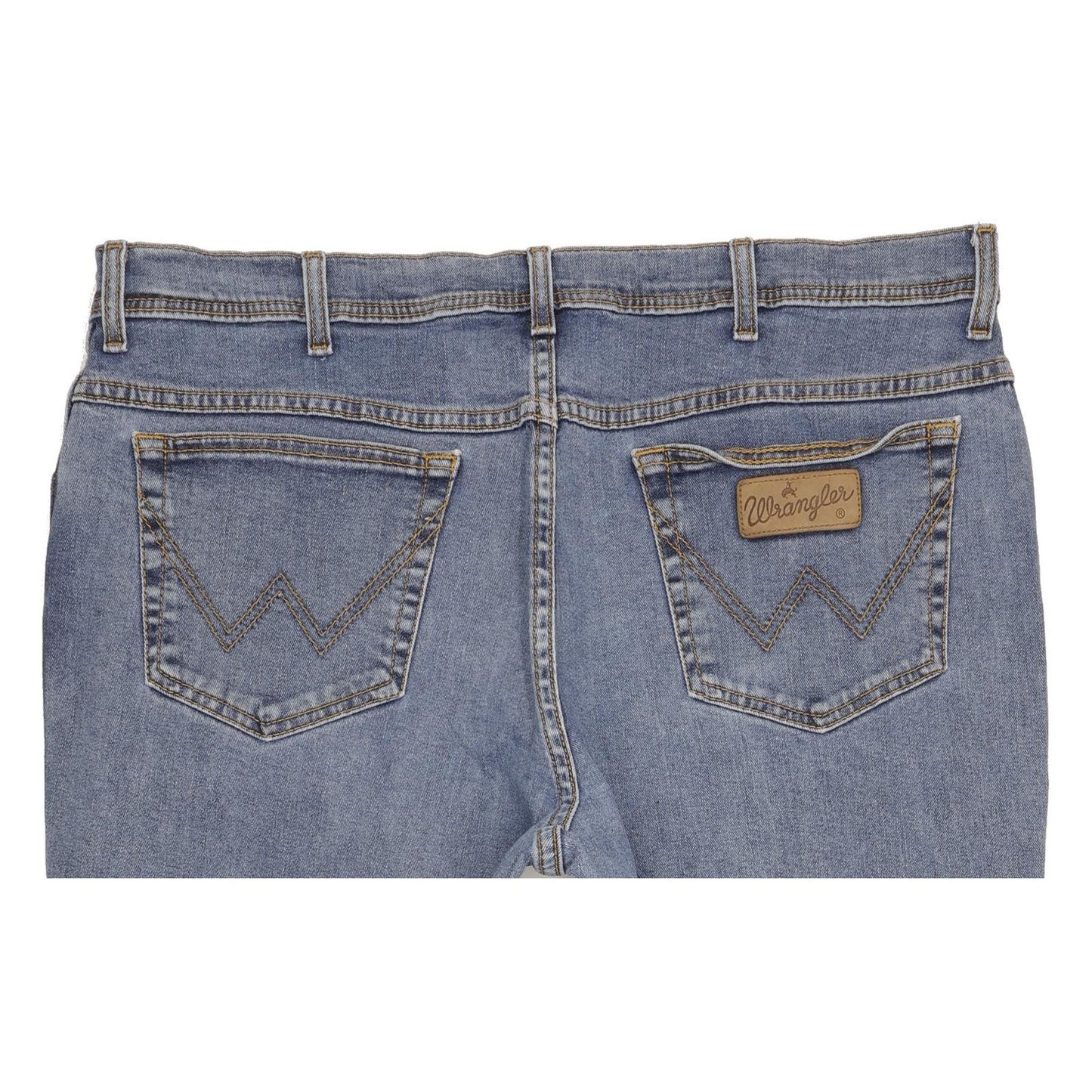 Wrangler Texas Men Blue Straight Regular Stretch Jeans W40 L32