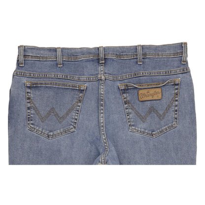 Wrangler Texas Men Blue Straight Regular Stretch Jeans W40 L32