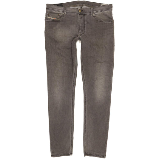 Diesel Tepphar 0662U Men Grey Tapered Slim Stretch Jeans W36 L34