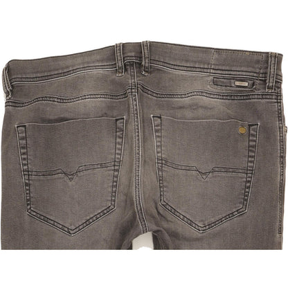 Diesel Tepphar 0662U Men Grey Tapered Slim Stretch Jeans W36 L34