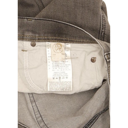 Diesel Tepphar 0662U Men Grey Tapered Slim Stretch Jeans W36 L34
