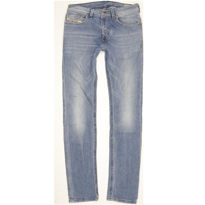 Diesel Thanaz Kids Men Blue Skinny Slim Stretch Jeans W28 L32