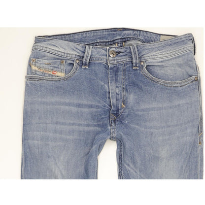 Diesel Thanaz Kids Men Blue Skinny Slim Stretch Jeans W28 L32