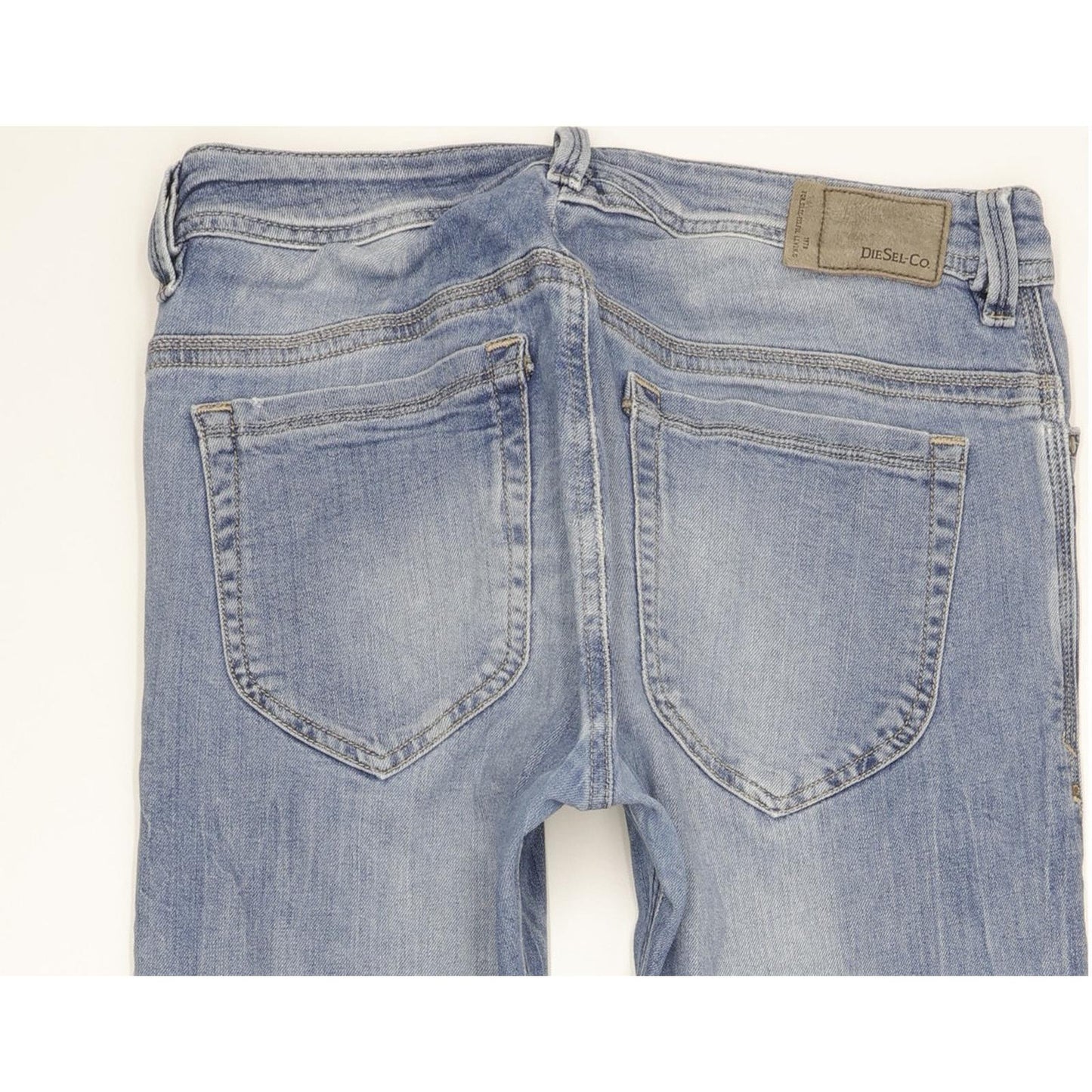 Diesel Thanaz Kids Men Blue Skinny Slim Stretch Jeans W28 L32