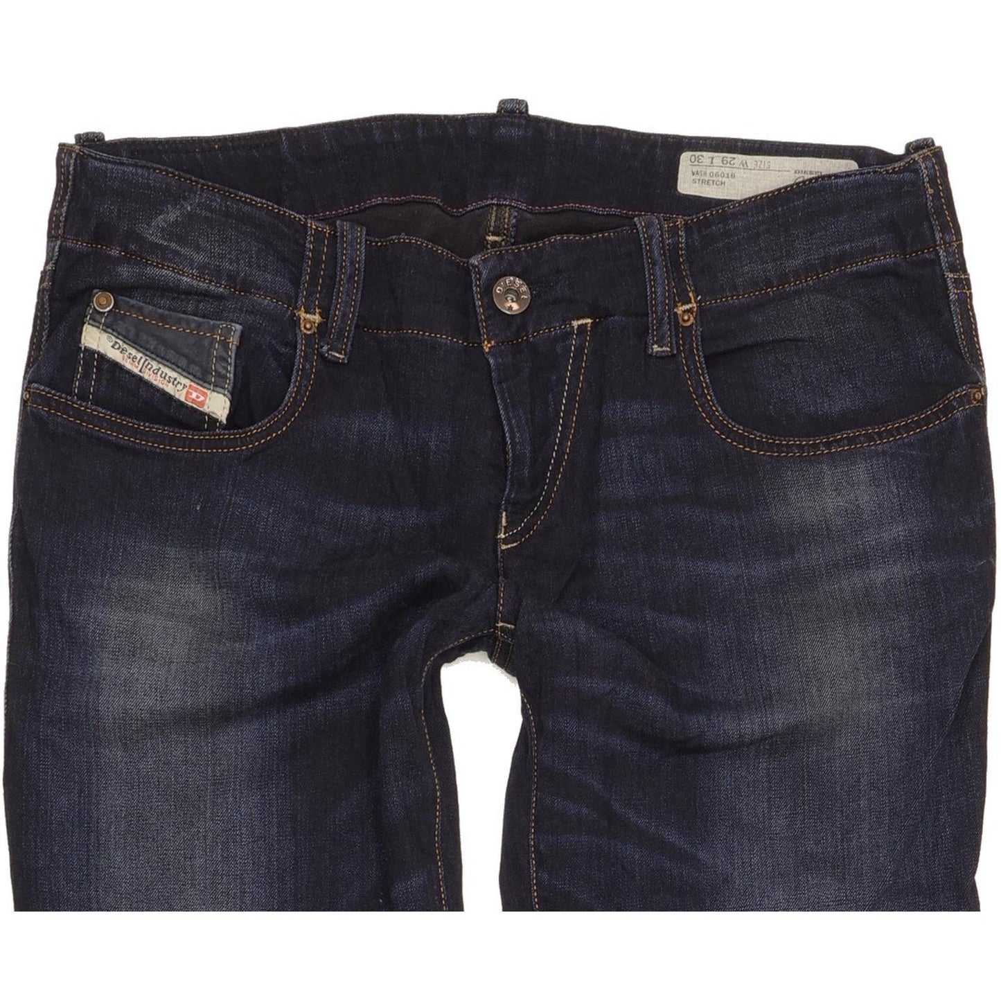 Diesel Grupee 0601B Women Navy Skinny Slim Stretch Jeans W29 L30