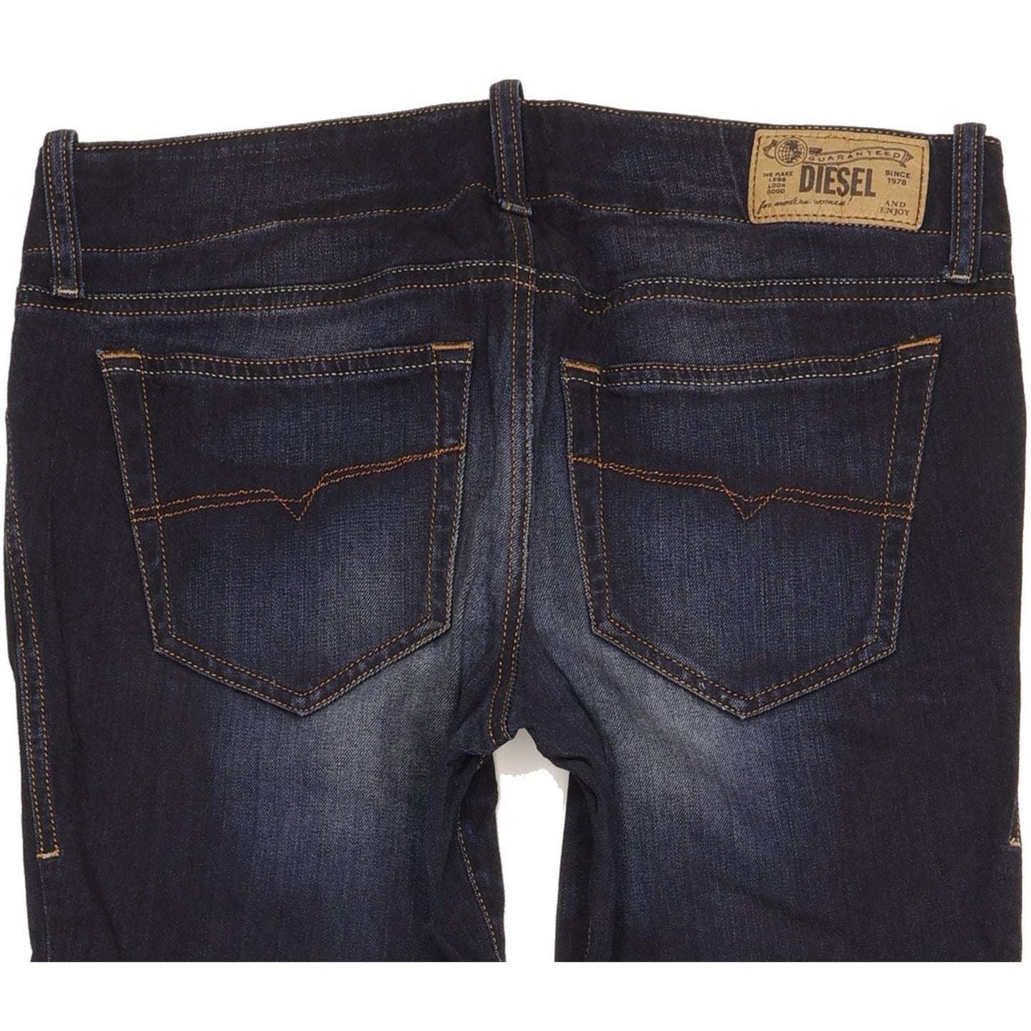 Diesel Grupee 0601B Women Navy Skinny Slim Stretch Jeans W29 L30