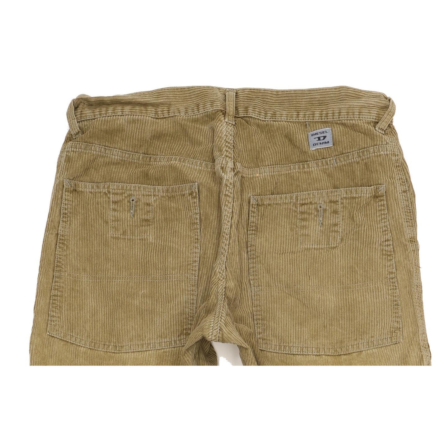 Diesel Men Brown Straight Regular Trousers W32 L31