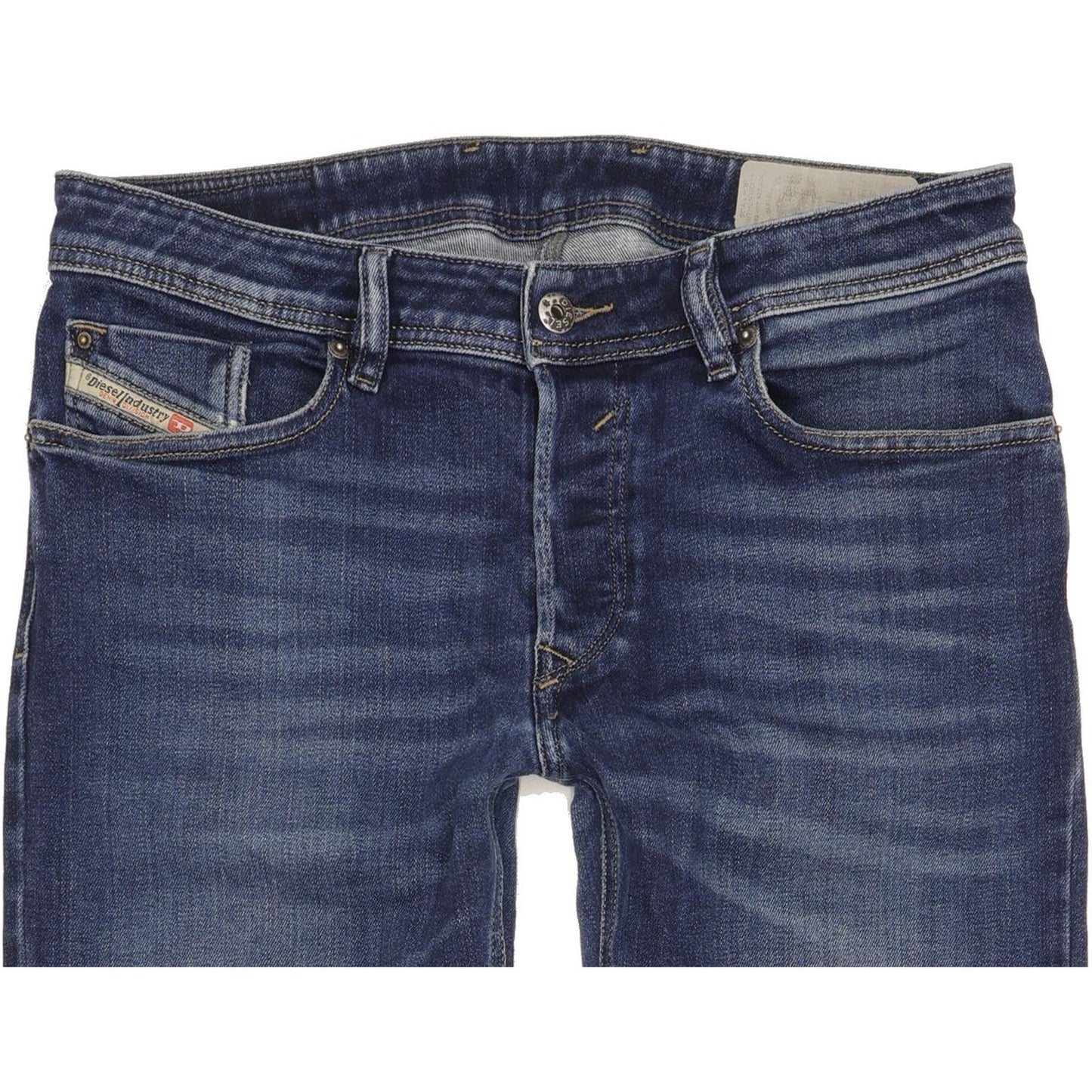 Diesel Waykee Men Blue Straight Regular Stretch Jeans W31 L31