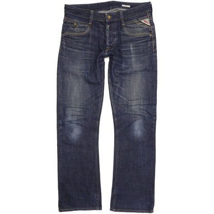 Replay Jimi Men Blue Straight Regular Jeans W32 L32