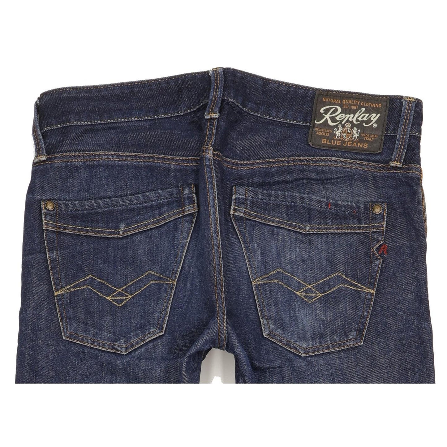 Replay Jimi Men Blue Straight Regular Jeans W32 L32
