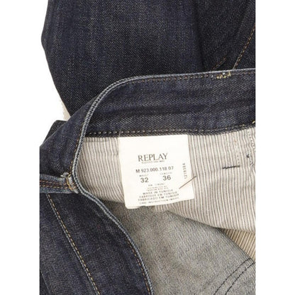 Replay Jimi Men Blue Straight Regular Jeans W32 L32