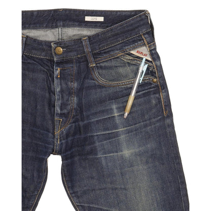Replay Jimi Men Blue Straight Regular Jeans W32 L32