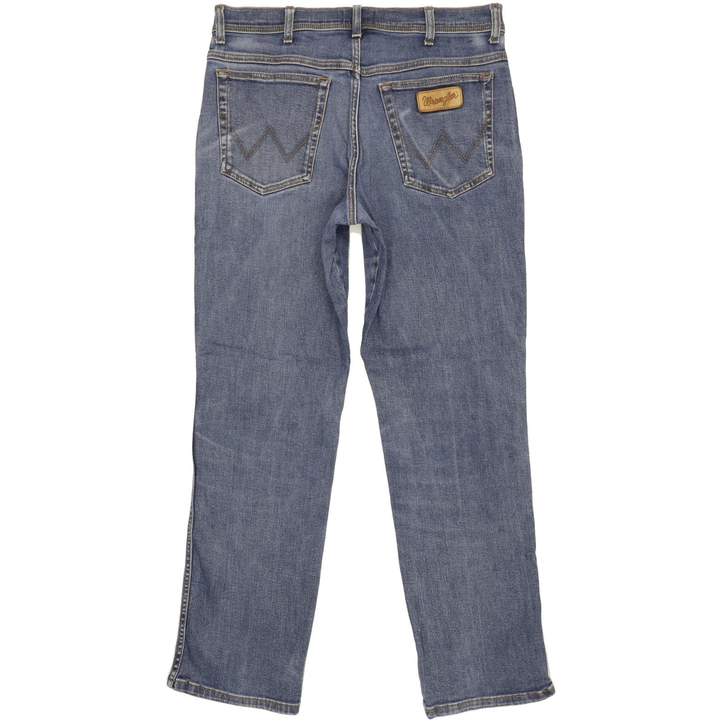 Wrangler Texas Men Blue Straight Regular Stretch Jeans W36 L32