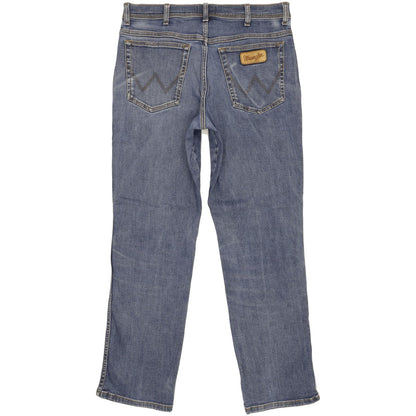 Wrangler Texas Men Blue Straight Regular Stretch Jeans W36 L32