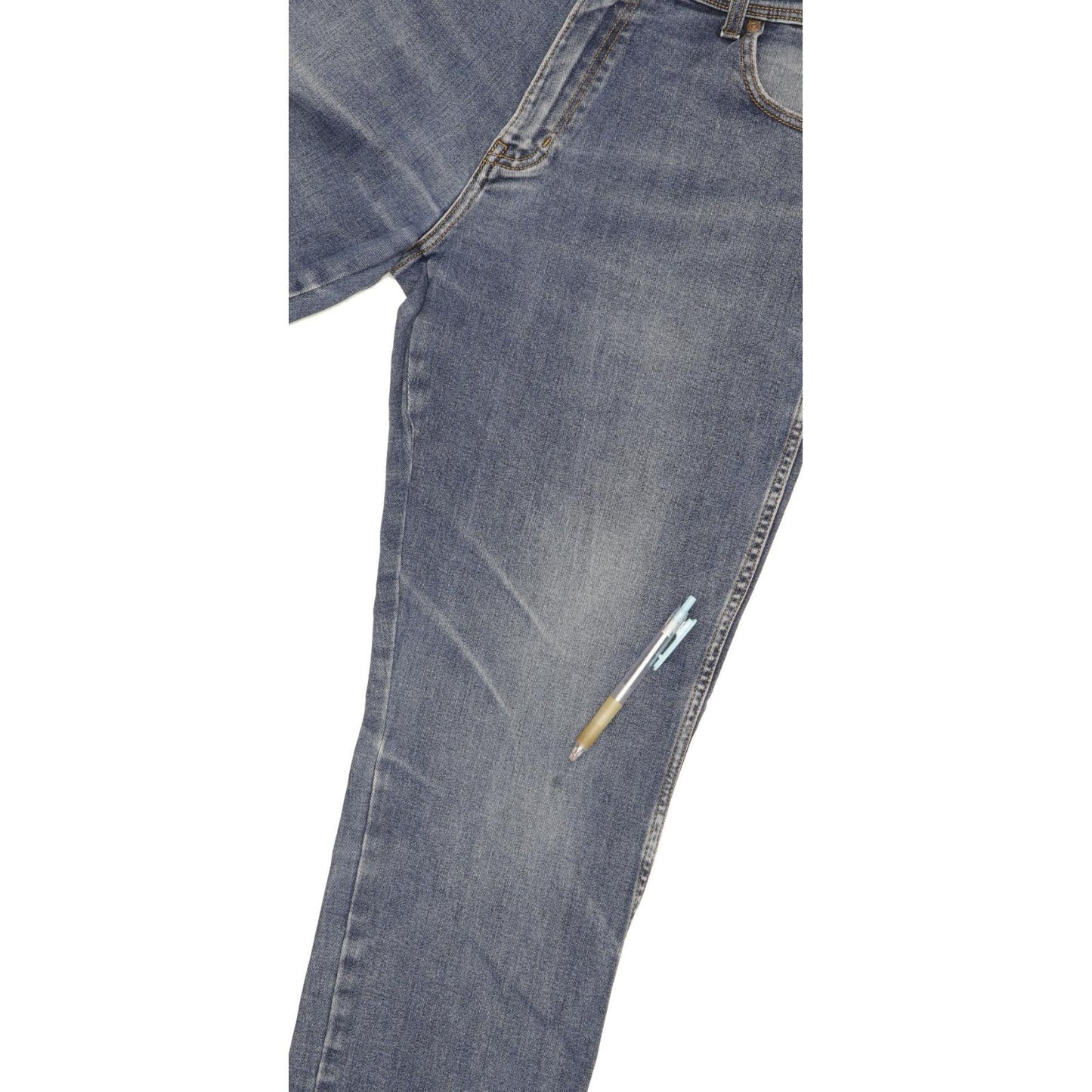 Wrangler Texas Men Blue Straight Regular Stretch Jeans W36 L32