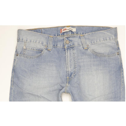 Levi's 506 Men Blue Straight Regular Jeans W36 L29