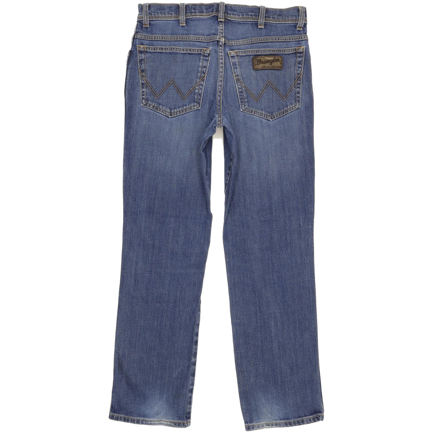 Wrangler Texas Men Blue Straight Regular Stretch Jeans W32 L29