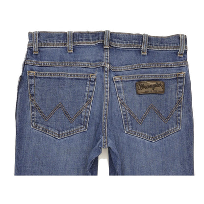 Wrangler Texas Men Blue Straight Regular Stretch Jeans W32 L29