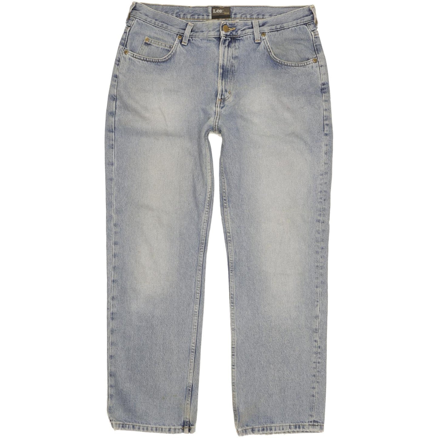 Lee Chicago Men Blue Straight Regular Jeans W36 L31