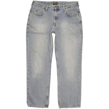 Lee Chicago Men Blue Straight Regular Jeans W36 L31