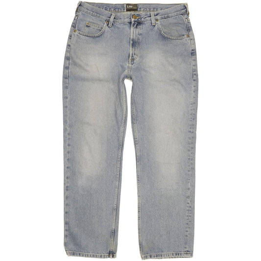 Lee Chicago Men Blue Straight Regular Jeans W36 L31