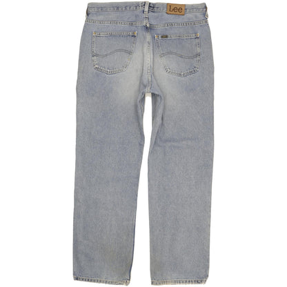 Lee Chicago Men Blue Straight Regular Jeans W36 L31