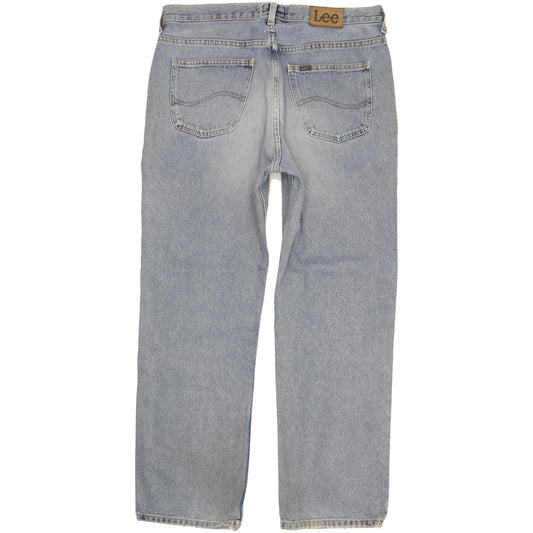 Lee Chicago Men Blue Straight Regular Jeans W36 L31