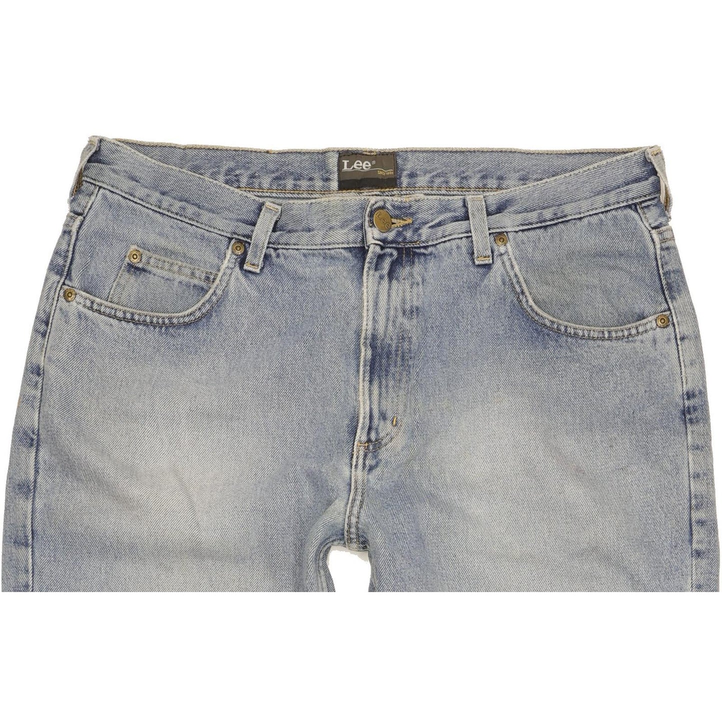 Lee Chicago Men Blue Straight Regular Jeans W36 L31