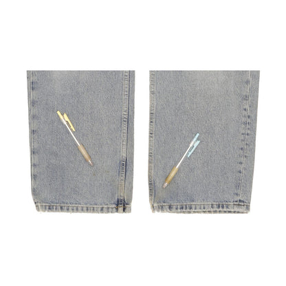 Lee Chicago Men Blue Straight Regular Jeans W36 L31