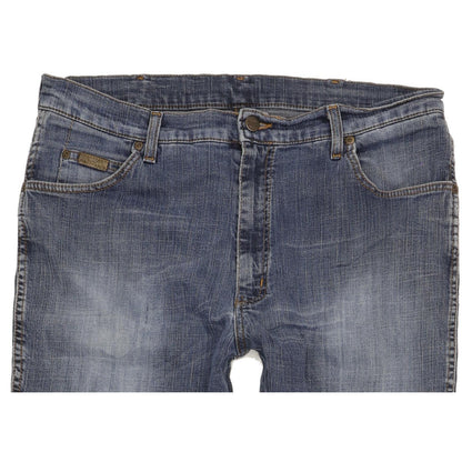Wrangler Texas Men Blue Straight Regular Stretch Jeans W38 L32