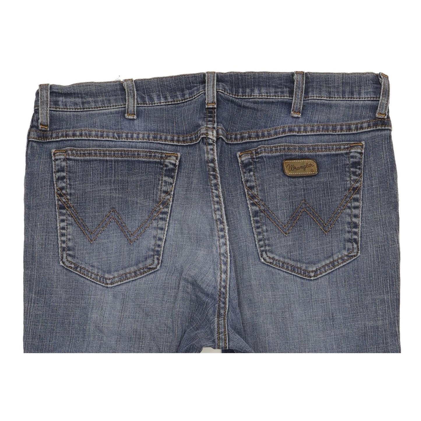 Wrangler Texas Men Blue Straight Regular Stretch Jeans W38 L32