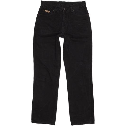 Wrangler Idaho Men Black Straight Regular Jeans W32 L32