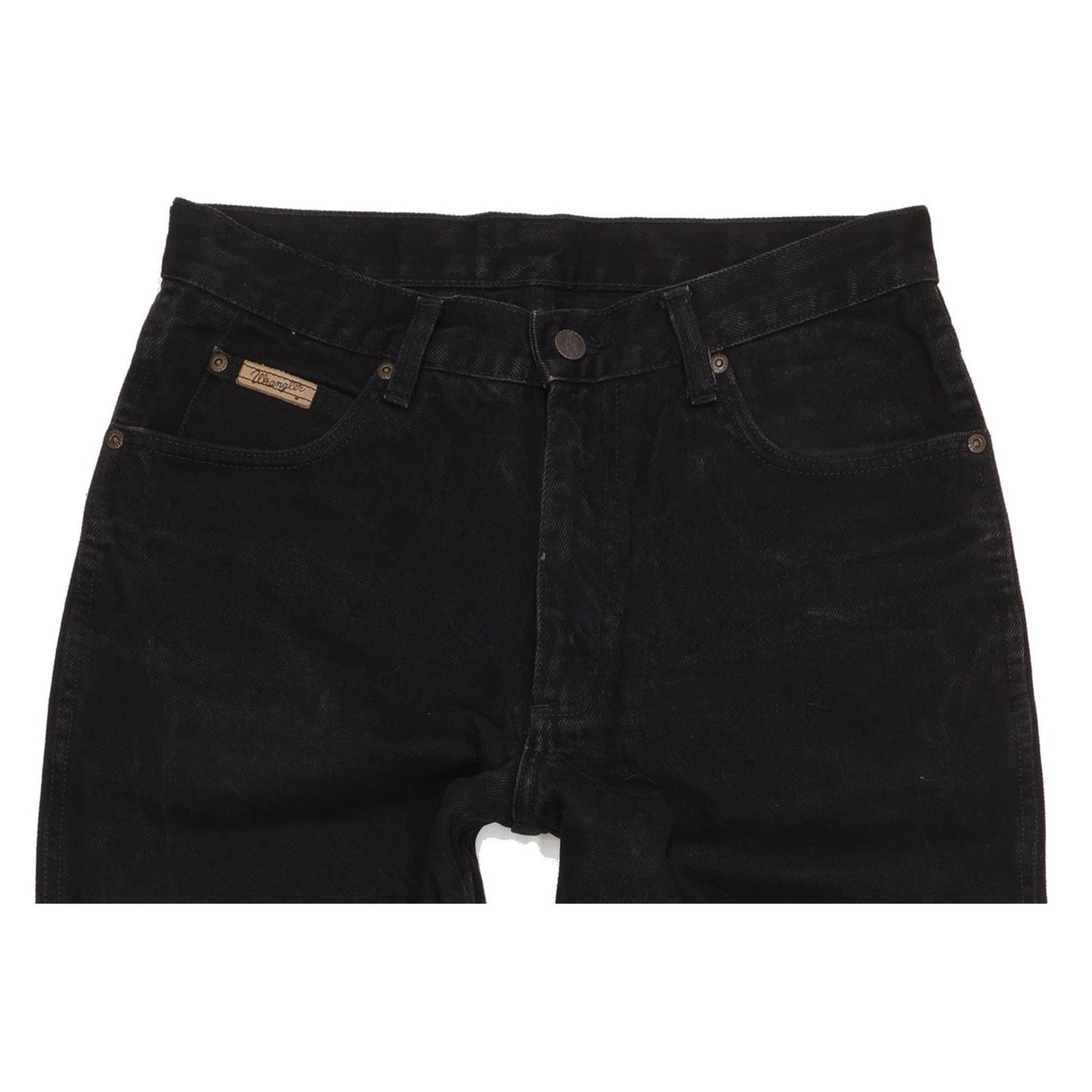 Wrangler Idaho Men Black Straight Regular Jeans W32 L32