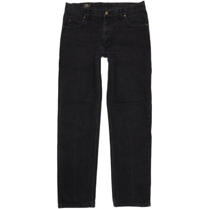 Lee Brooklyn Men Black Straight Regular Jeans W36 L35