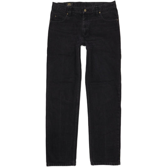 Lee Brooklyn Men Black Straight Regular Jeans W36 L35
