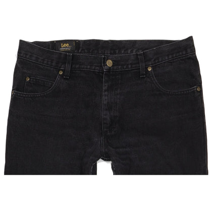 Lee Brooklyn Men Black Straight Regular Jeans W36 L35