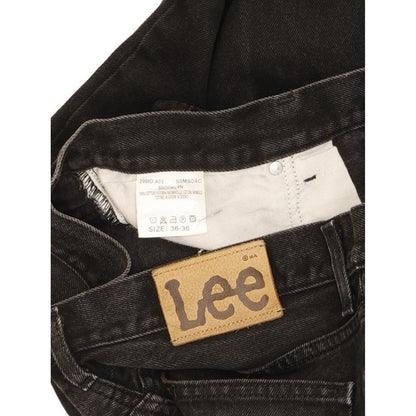 Lee Brooklyn Men Black Straight Regular Jeans W36 L35