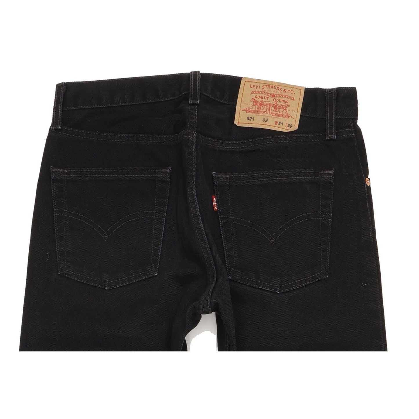 Levi's 521 Men Black Straight Regular Jeans W31 L31