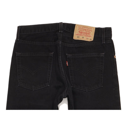 Levi's 521 Men Black Straight Regular Jeans W31 L31