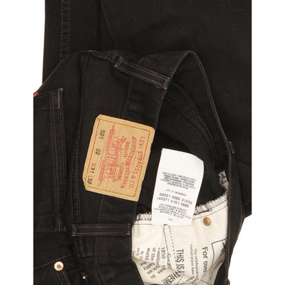 Levi's 521 Men Black Straight Regular Jeans W31 L31