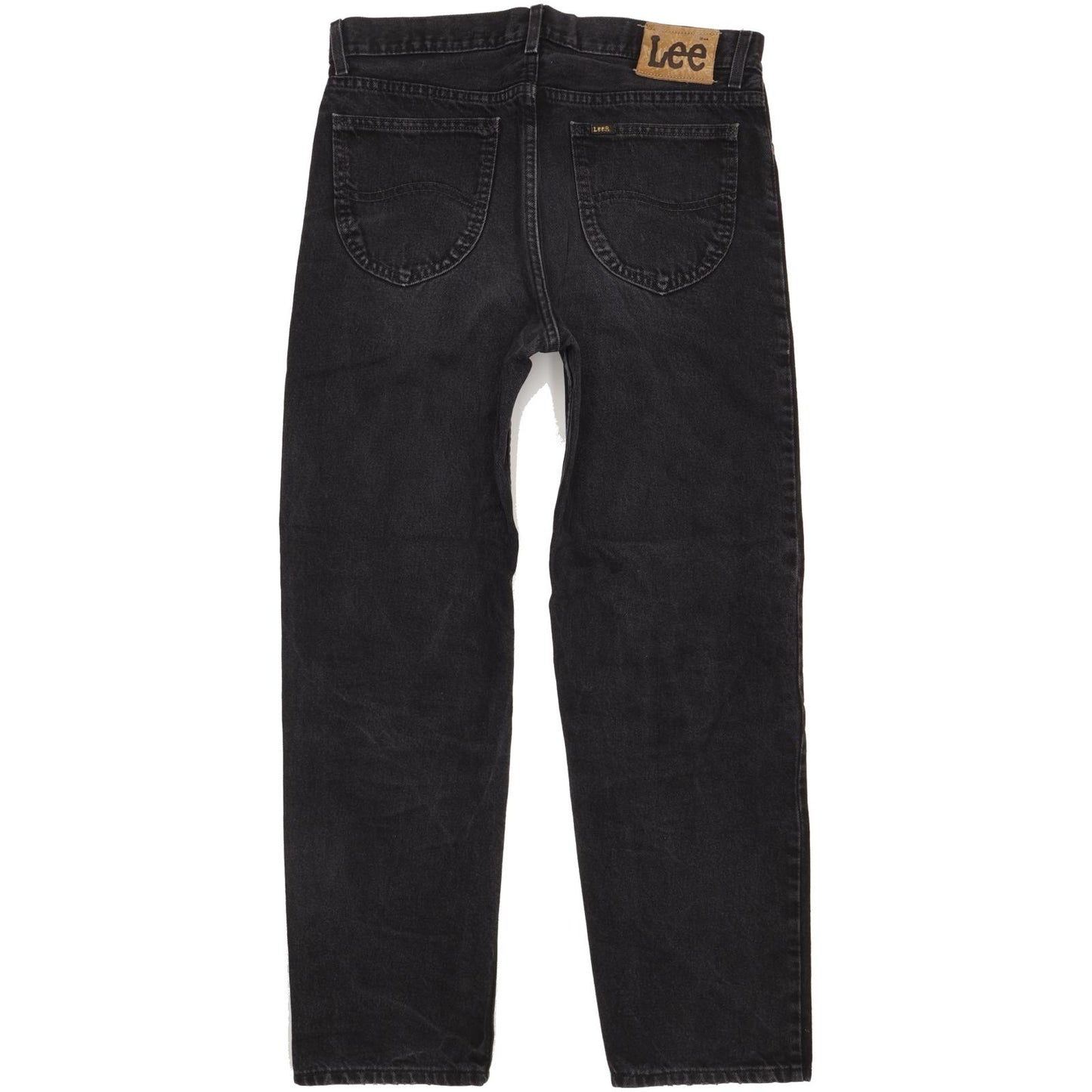 Lee Kansas Men Black Straight Regular Jeans W34 L30