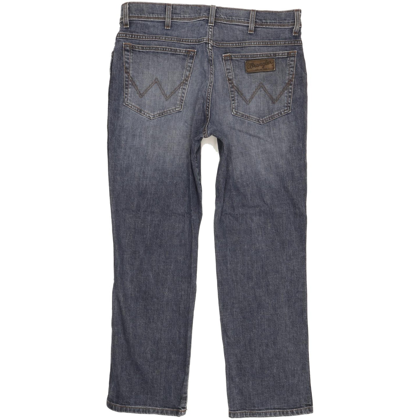 Wrangler Texas Men Blue Straight Regular Stretch Jeans W36 L29