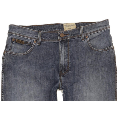 Wrangler Texas Men Blue Straight Regular Stretch Jeans W36 L29