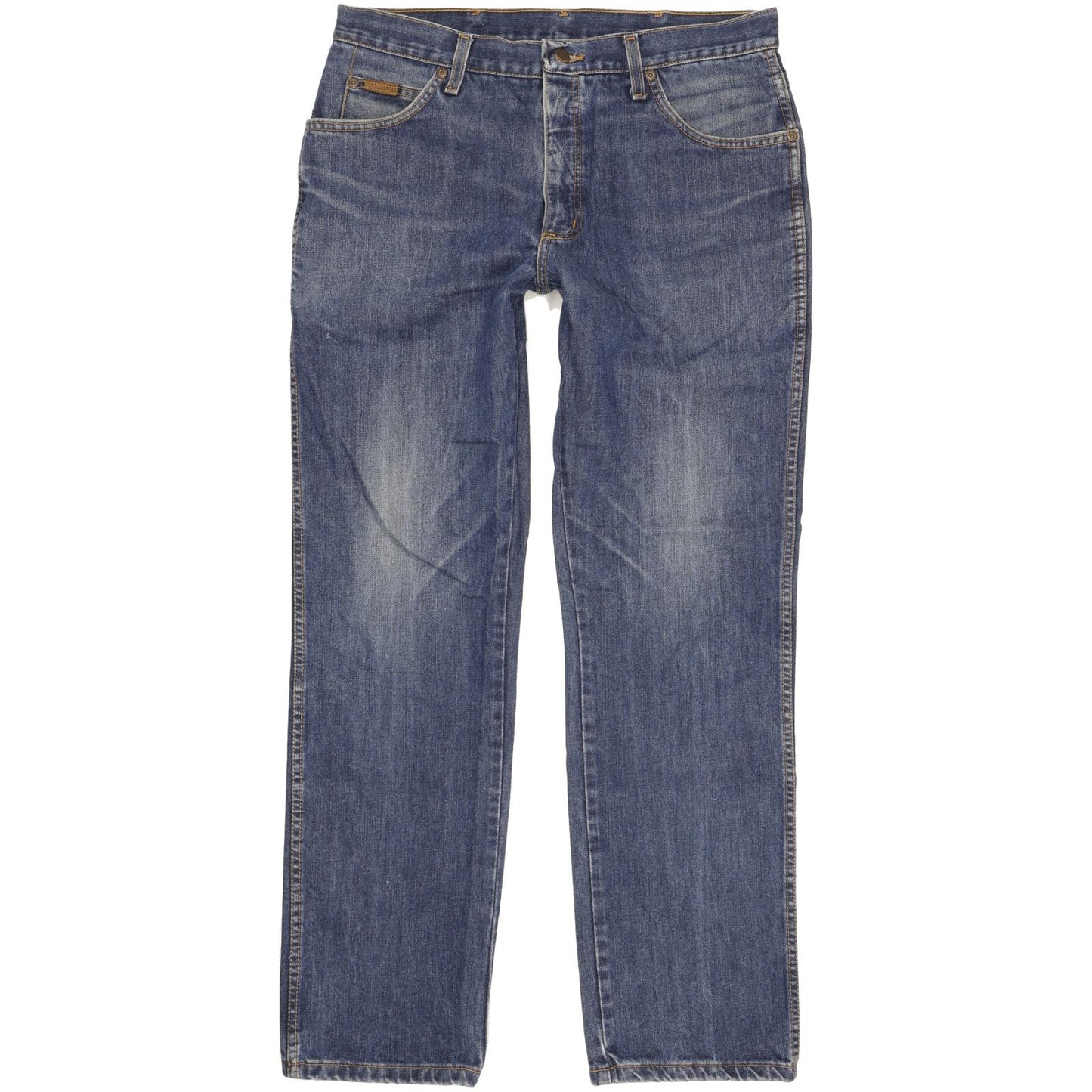 Wrangler Texas Men Blue Straight Regular Jeans W34 L32
