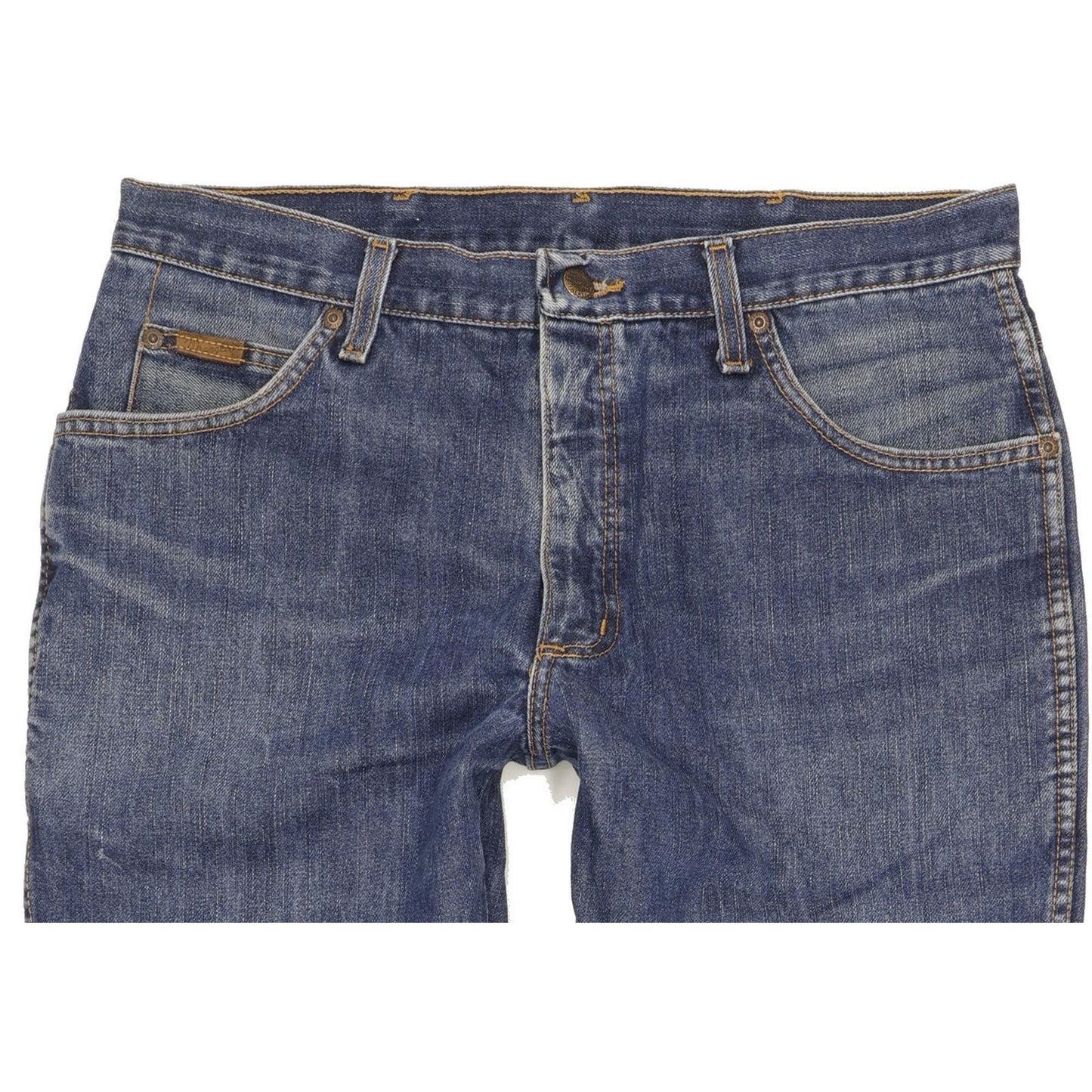 Wrangler Texas Men Blue Straight Regular Jeans W34 L32