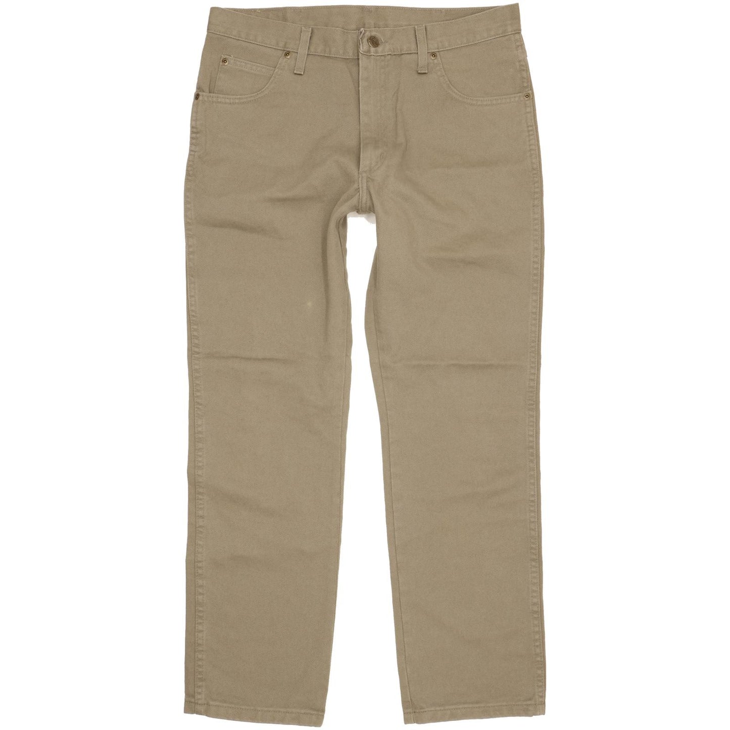 Wrangler Men Brown Straight Regular Jeans W34 L30
