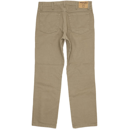 Wrangler Men Brown Straight Regular Jeans W34 L30