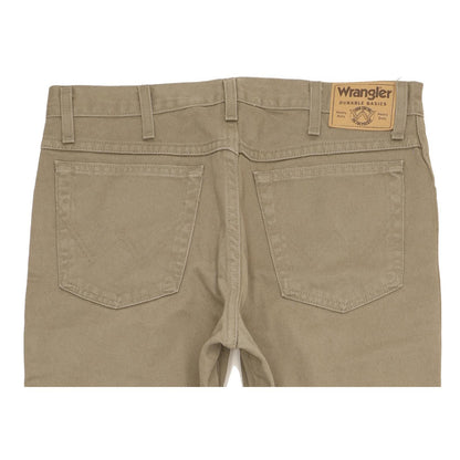 Wrangler Men Brown Straight Regular Jeans W34 L30