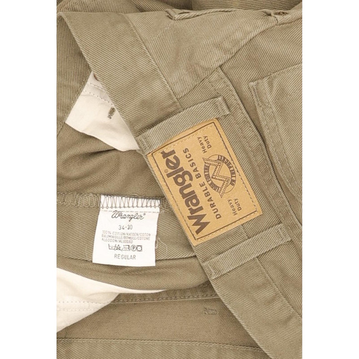 Wrangler Men Brown Straight Regular Jeans W34 L30