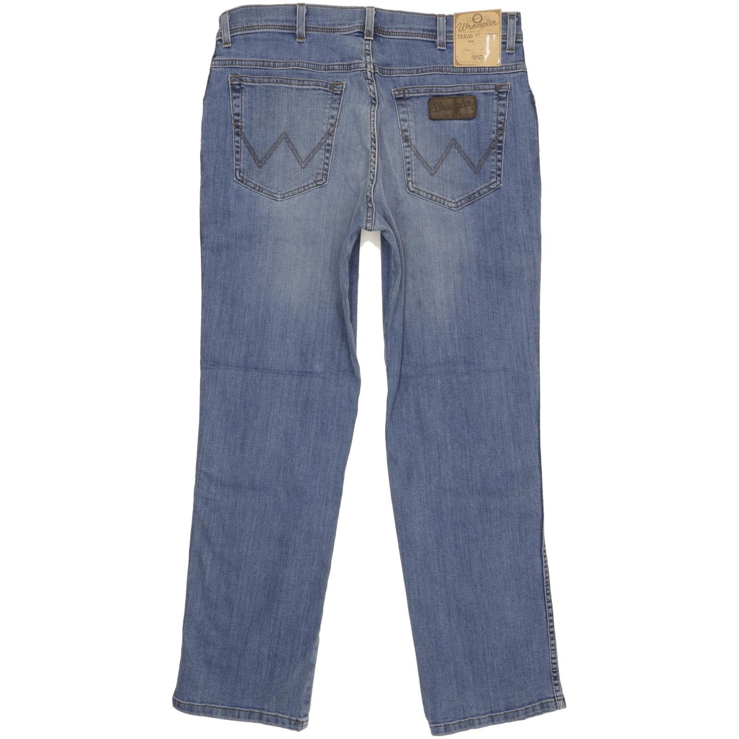 Wrangler Texas Men Blue Straight Regular Stretch Jeans W36 L30